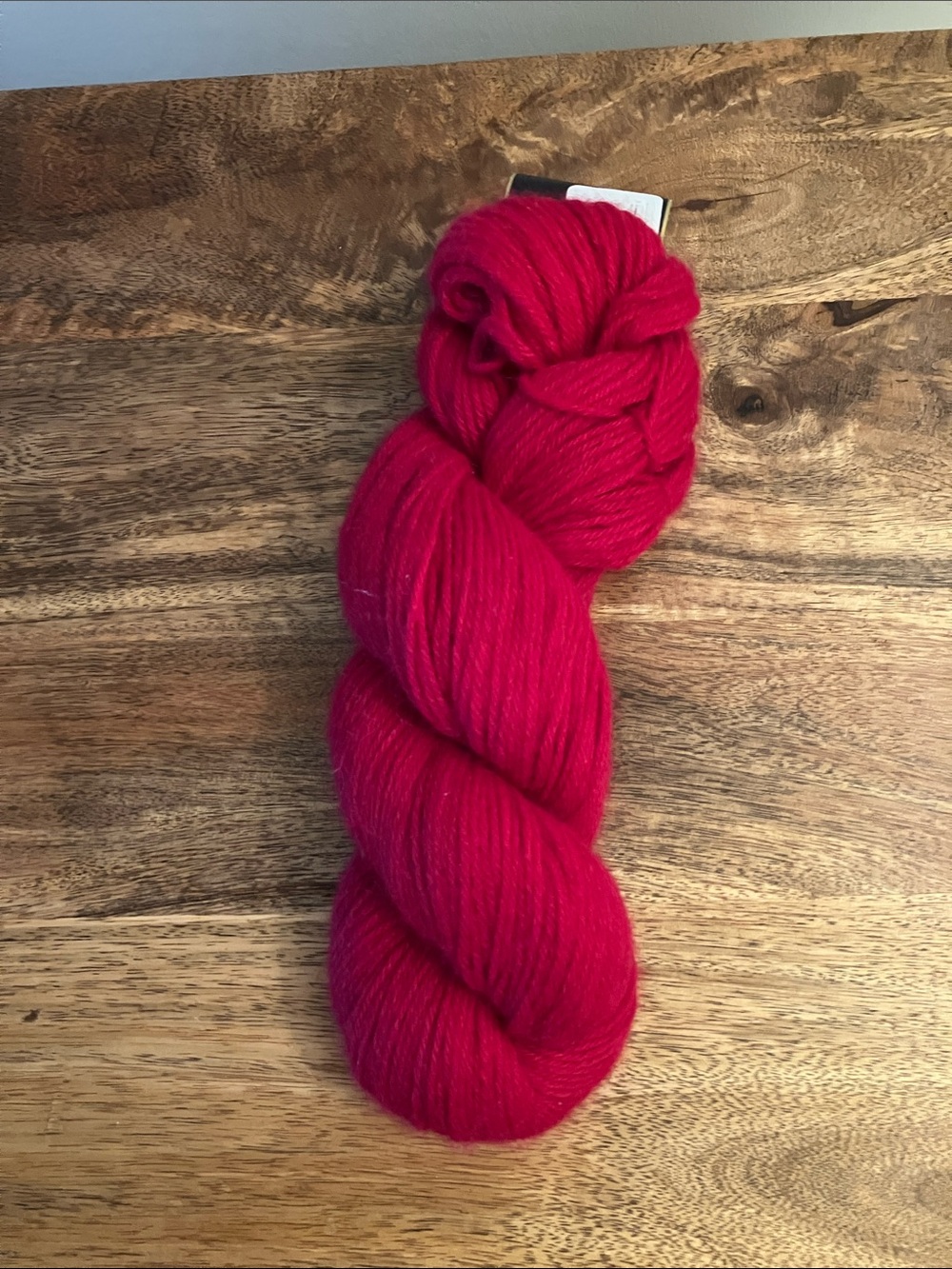 Luxury Alpaca Angora Yarn Indulgence Peru 100g 246 Yards Super Soft Red Skein